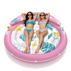 Pool Floats Adult, Inflatable Tanning Pool – Extra Large Pool Floats for Adul…
