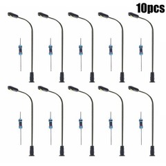 LED Street Lights Warm White For Model Making 42mm Suitable For Railroad Layout