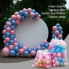 Extra Large Balloon Bags for Transport 4 Pack for Weddings & Parties