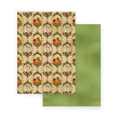 Scrapbooking Paper VINTAGE THANKSGIVING Decorative Paper, Vintage Paper