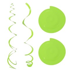 Macaron Rainbow Pastel Foil Hanging Swirl Party Spiral Streamer Decor 36 PCS