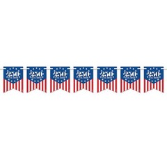 Semiquincentennial America 250 Patriotic Theme Party Decoration Flag Streamer