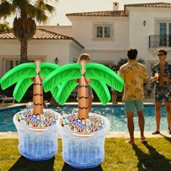 Tropical Palm Tree Cooler for Pool Parties