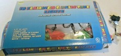 10 FLAMINGO & PALM TREE LIGHTS Novelty Party lighting 11FT long in box