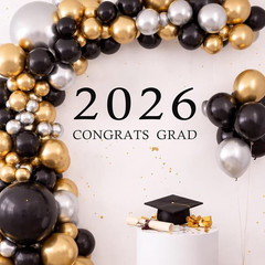 2026 Congrats Grad Wall Decal | Congrats Grad Party Class of 2026 Event Planner