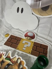 Mario Bros Party Decoration Paper Theme Princess Peach Mario Luigi Wall 19 Piece