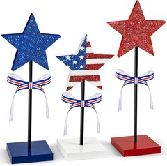 Charming 4th of July 3 PCS Star Set – Perfect for All Your Patriotic Occasions