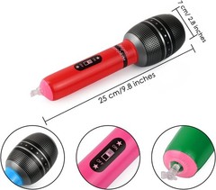 Durable Inflatable Microphones – Set of 6 in Random Colors for Karaoke & Parties