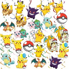 Pokemon Party Decoration Birthday Supplies Pokemon Hanging Swirls Spiral Set