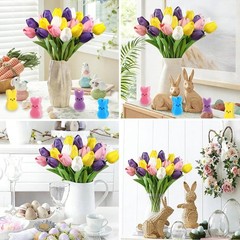 JOICEE Easter Decorations, 15pcs 16.54 x 5.1 x 2.36 inches, Multi Color