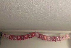 Dog Girl Banner (Happy Birthday)