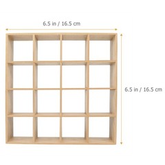 Miniature Wooden Storage Rack Mini House Furniture Mini House Accessory
