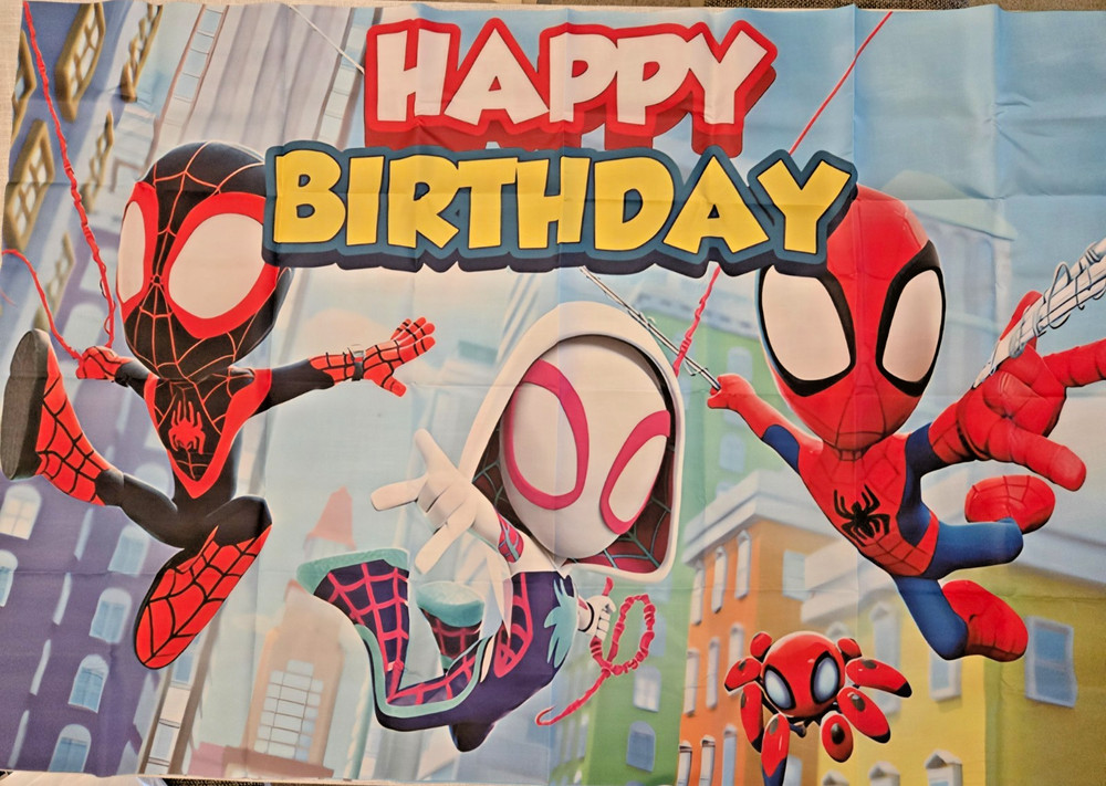 Spiderman Spidey & His Amazing Friends Ghost Gwen Party Supplies Set Birthday De