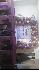 266 Pcs Birthday Decorations Set Kits for Woman Girls, Purple, Prink &Gold