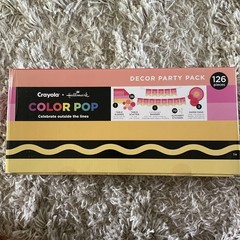 Crayola + Hallmark Color Pop Decor Party Pack 126 Pieces