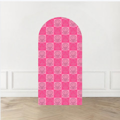 Princess Peach Kids Baby Shower Arch Backdrop Cover Birthday Photo Background