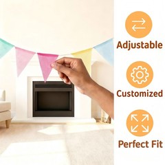 32.8ft Colorful Triangle Bunting Banner – 36Pcs Colorful Pennant Banner Flags…