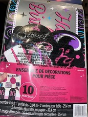 16th Birthday Room Decorating Kit 10 Pieces Party Supply
