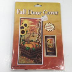 Beistle 1-Pack Decorative Fall Door 30” X 60” Rectangular Multi Color
