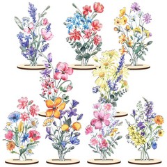 9 Pcs Wildflower Party Decorations Set Wildflower Birthday Baby Shower Party …