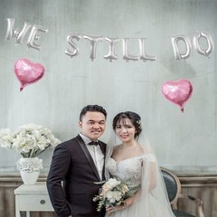 We Still Do Balloon Banner for Wedding, Engagement, Happy Anniversary, Bride ban