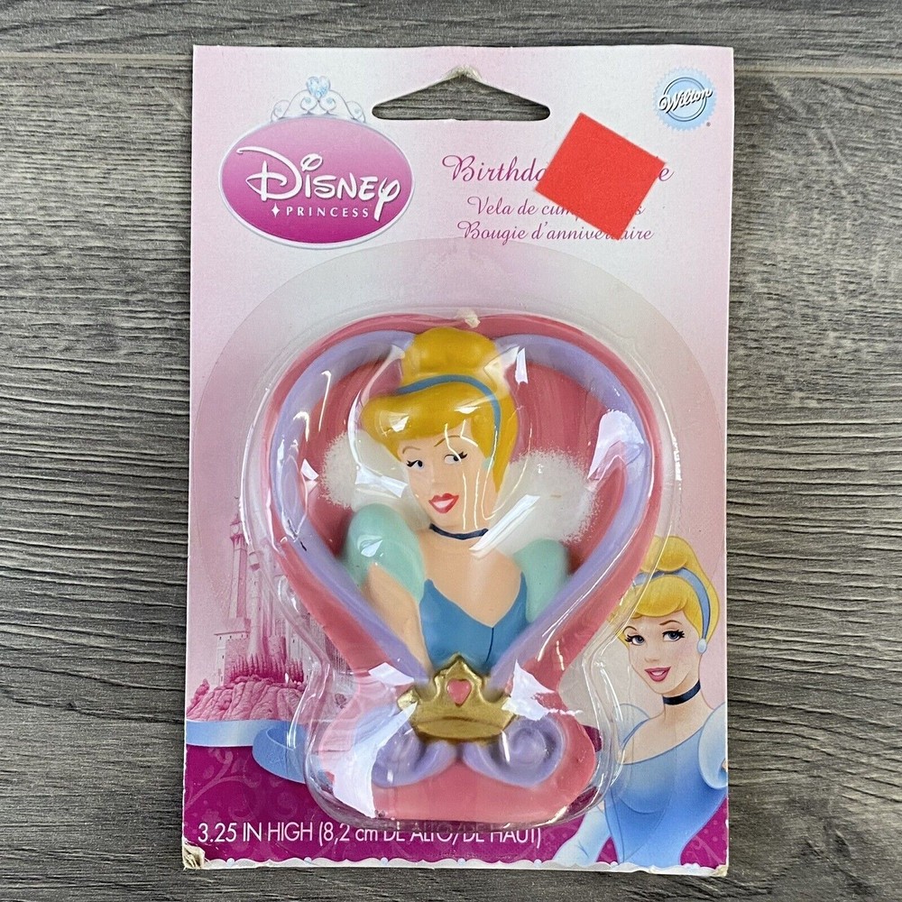 Wilton Disney Cinderella Birthday Party Supplies Cake Decorations Candle 1 Piece
