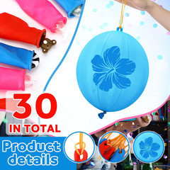 30 Pcs Cartoon Punch Balloons Bulk for Party Game Favors 18 Inch Punching