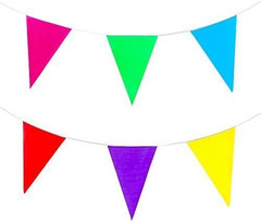 Super Z Outlet 100 Foot Long Multicolored Plastic Pennant 100 ft, Multi-color