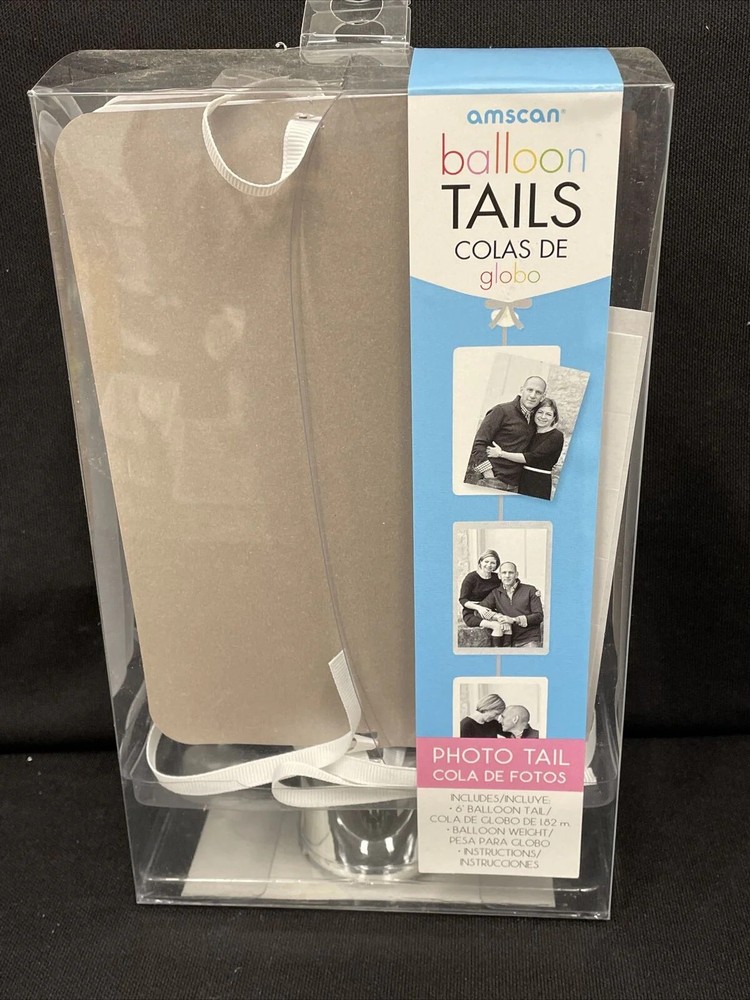 Photo Balloon Tail Weight, Silver