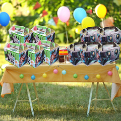 THE Wild Robot Hanging Swirl banner party supplies decoration balloons birthday