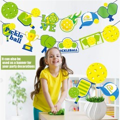 20 PCS Pickleball Party Centerpiece Sticks Table Theme Birthday Sport Decor