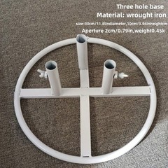 2 Pack Metal Flower Stand Bases Wedding Arch Backdrop Pole Holders
