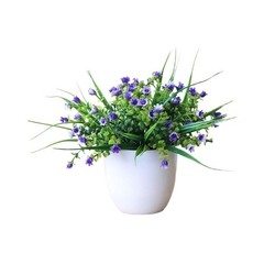 Modern Artificial Lily of the Valley Potted Flower for Minimalist Decor