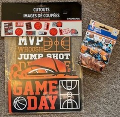 NBA Basketball Party Decorations Cutouts and Confetti