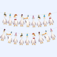 Cheerland Silly Goose Party White, Black, Red, Blue, Yellow, Orange