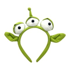 CHAOYUN 1PCS Green Toy Story Alien Headband Stretchy Plushy Three-eyed Headba…