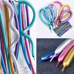 Premium Metallic Long Balloons 260 Twisting Animal for Birthday Kids Party