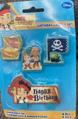 Jake and the Neverland Pirates 4 pc. Birthday Candle set