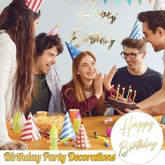 Happy Birthday Sign for Backdrop Large Happy Birthday Sticker Letter Acrylic