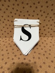 Hanging Congratulations Banner, Special Events, Individual Letter Flags On Twine