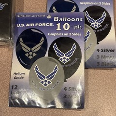 NWT Official U.S. Air Force Party 2 Sets of Napkins & 2 Sets of Balloons