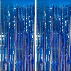 2 Blue Party Decorations Ocean Party Decor Supplies Blue Party Streamers Birthd