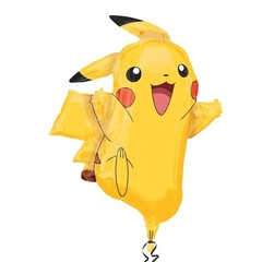 International 2946001 Pikachu Shape Balloon Pack, 31″, Yellow