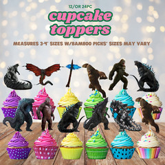 GODZILLA KING KONG plate birthday party supplies favor centerpiece decoration