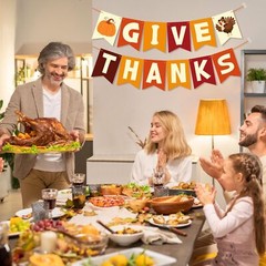 OHOME Thanksgiving Decorations – Thanksgiving Banner | Friendsgiving Party De…