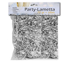 20G Party Tinsel Strips Silver New Year’s Wedding Metal Strips Decoration
