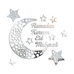 Eid Mubarak Wall Stickers Ramadan Decoration For Home Islamic Muslim Decor AE