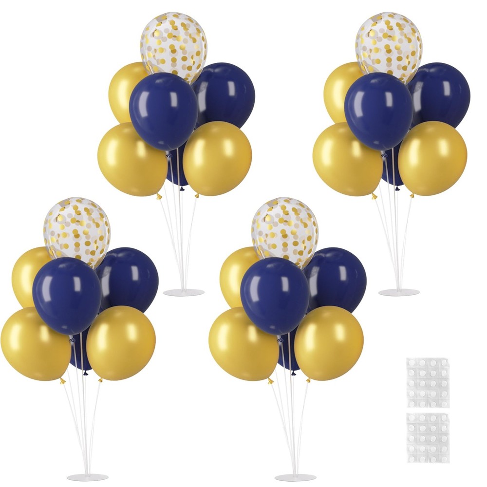 6 Sets Balloon Stand Kits, Balloon Sticks with Base for Table Centerpieces Gr…