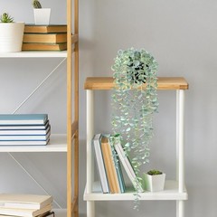 Fake Hanging Plant Eucalyptus Artificial Faux Plants Indoor Small Wall Green