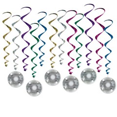 Beistle Disco Ball Whirls – 70’s | Party Supply | Decoration